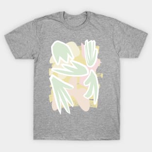 Pastel Cut Outs Shapes #shapeart #digitalart T-Shirt